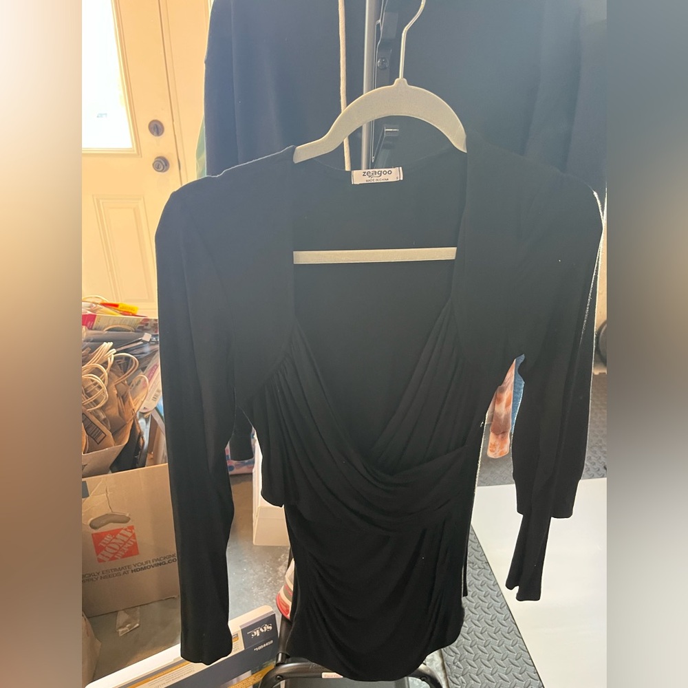 Zeagoo Elegant Black Garment